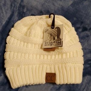 C.C Messy Bun Beanie
